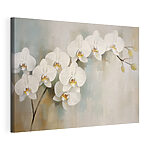 Canvas Schilderijen Schilderij van witte bloemen