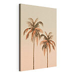 Canvas Schilderijen Groep palmbomen