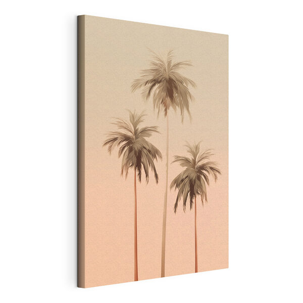 Groep palmbomen Canvas Schilderijen Groep palmbomen