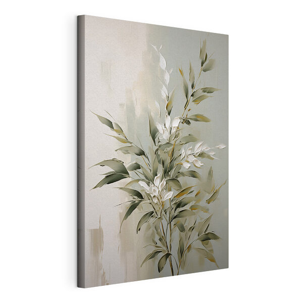 Schilderij van een plant Canvas Schilderijen Schilderij van een plant
