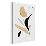 Canvas Schilderijen Dynamische vormen in een minimalistische stijl