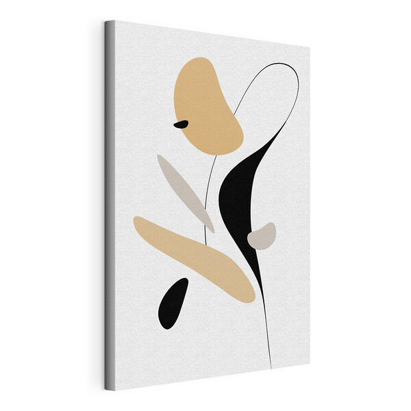 Dynamische vormen in een minimalistische stijl Canvas Schilderijen Dynamische vormen in een minimalistische stijl
