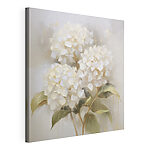 Canvas Schilderijen Schilderij van witte bloemen