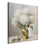 Canvas Schilderijen Schilderij van bloemen in een vaas