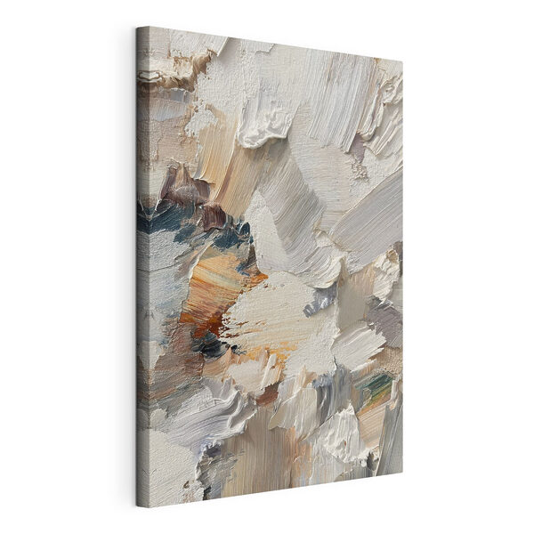 Abstracte textuur in zachte kleuren Canvas Schilderijen Abstracte textuur in zachte kleuren
