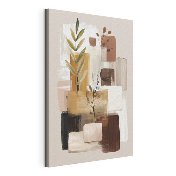 Schilderij van een plant Canvas Schilderijen Schilderij van een plant