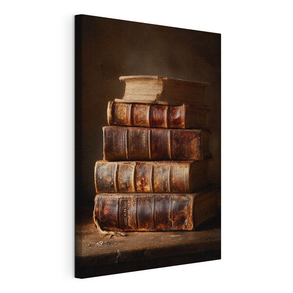 Stapel oude boeken Canvas Schilderijen Stapel oude boeken