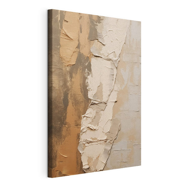 Abstracte lagen in ingetogen tinten Canvas Schilderijen Abstracte lagen in ingetogen tinten
