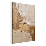 Canvas Schilderijen Abstracte texturen in zachte aardetinten