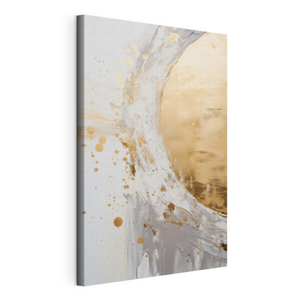 Canvas Schilderijen Dynamische stroom van abstracte kleuren