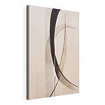 Canvas Schilderijen Zwart-wit kunstwerk