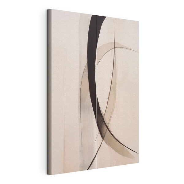 Zwart-wit kunstwerk Canvas Schilderijen Zwart-wit kunstwerk
