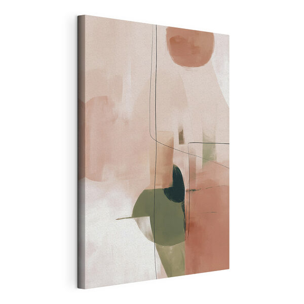 Schilderij van een vrouw Canvas Schilderijen Schilderij van een vrouw