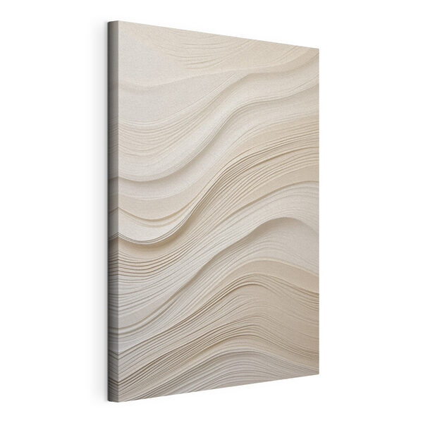 Canvas Schilderijen Uit papier geknipt wit vel