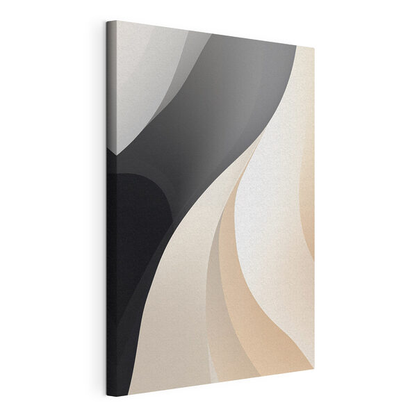 Zachte rondingen en rustgevende kleuren Canvas Schilderijen Zachte rondingen en rustgevende kleuren