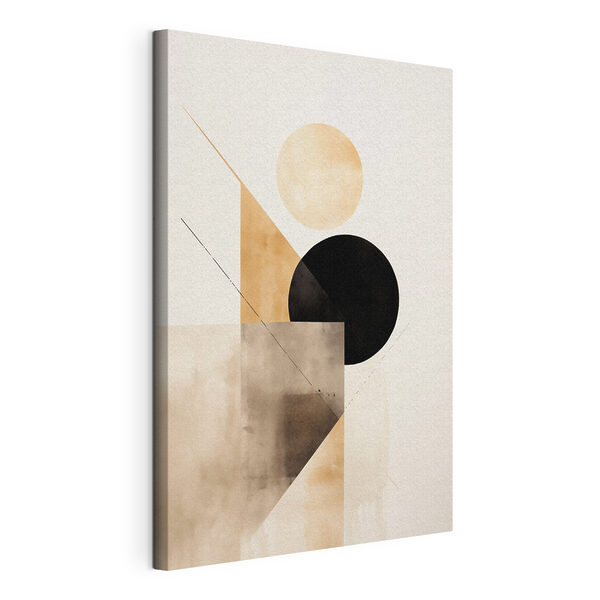 Verzameling van geometrische figuren Canvas Schilderijen Verzameling van geometrische figuren