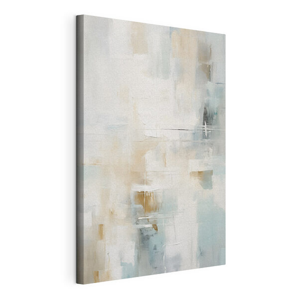 Schilderij van een witte muur Canvas Schilderijen Schilderij van een witte muur