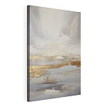 Canvas Schilderijen Witte en bruine muur