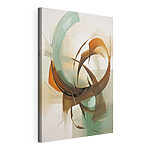 Canvas Schilderijen Schilderij van een wervelende cirkel