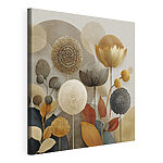 Canvas Schilderijen Botanische kunst in zachte tinten