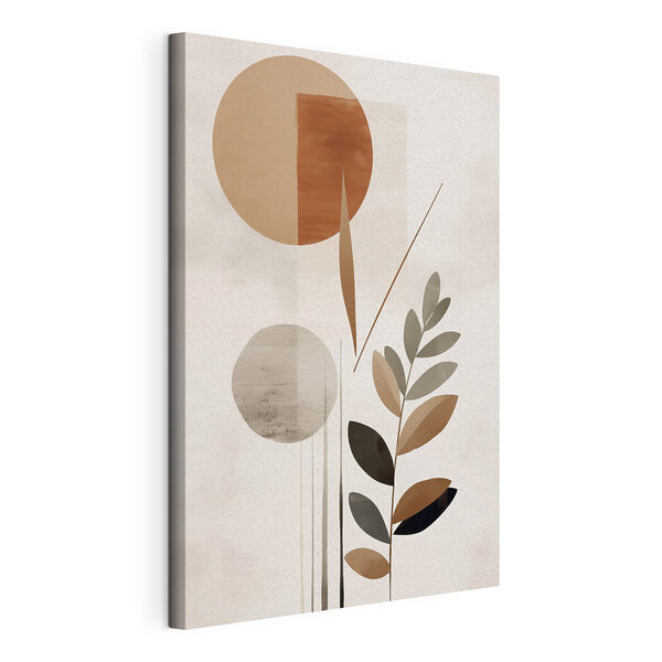 Abstrakt ontwerp in aardetinten Canvas Schilderijen Abstrakt ontwerp in aardetinten