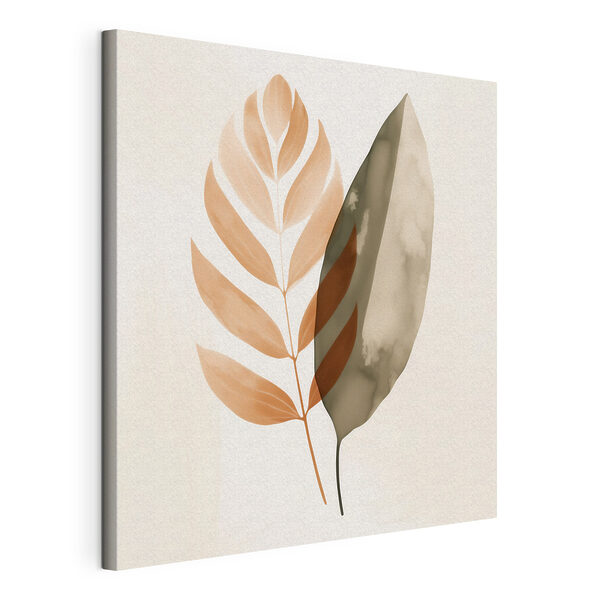 Canvas Schilderijen Natuurlijke elegantie in zachte kleuren