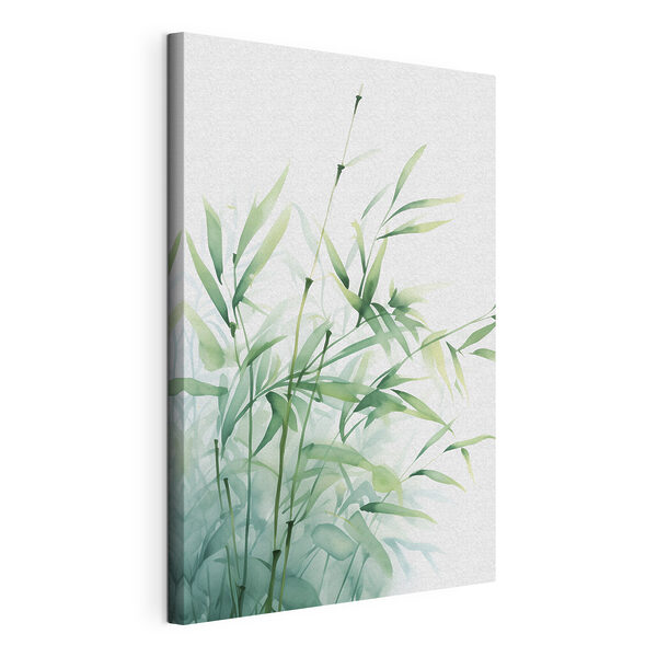 Canvas Schilderijen Aquarelschilderij van een plant