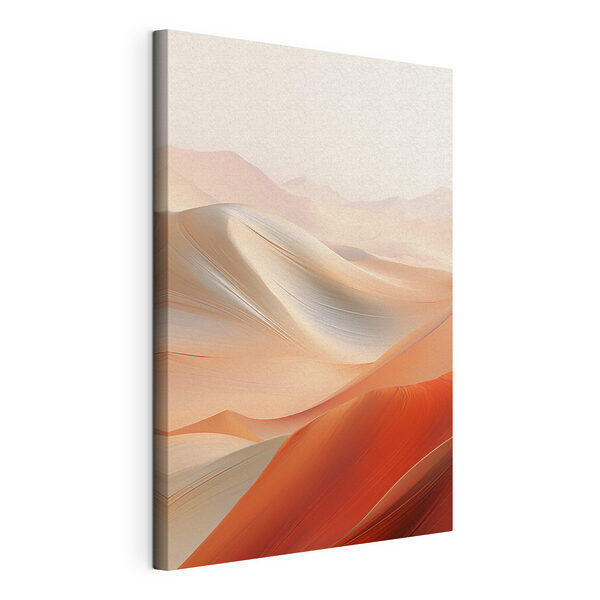 Woestijnlandschap met zandduinen Canvas Schilderijen Woestijnlandschap met zandduinen
