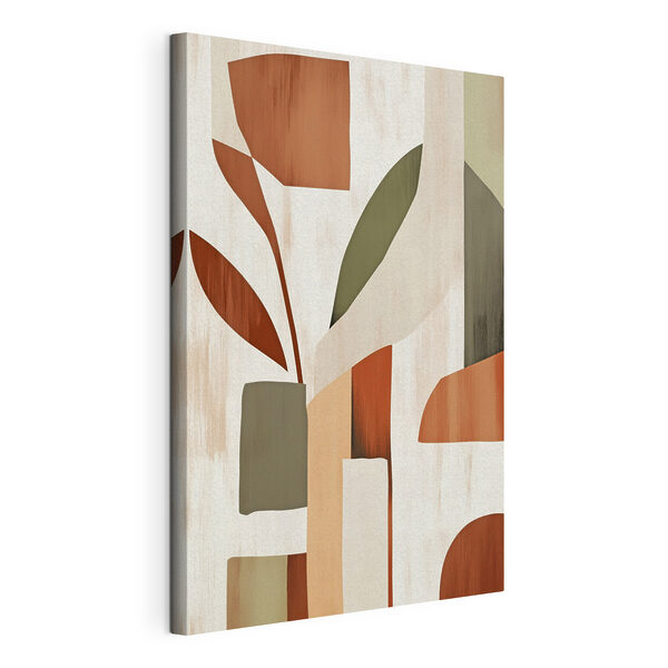 Schilderij van een plant Canvas Schilderijen Schilderij van een plant
