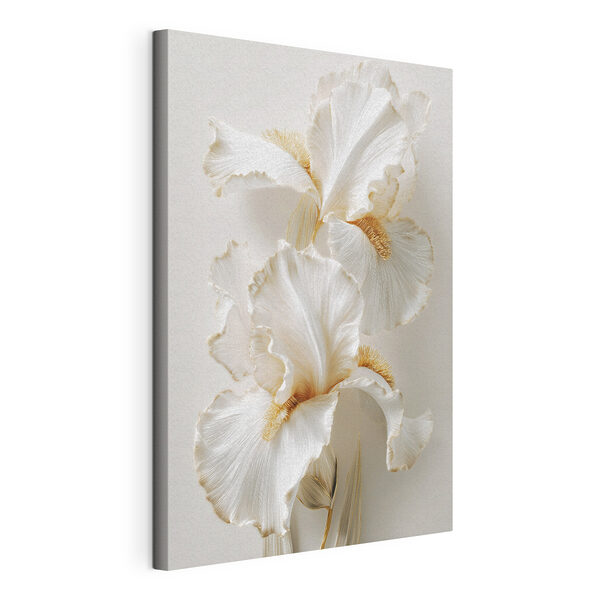Canvas Schilderijen Elegant bloemstuk in zachte tinten