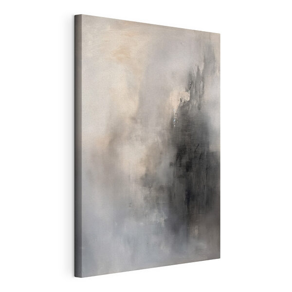 Canvas Schilderijen Zwart-witte achtergrond
