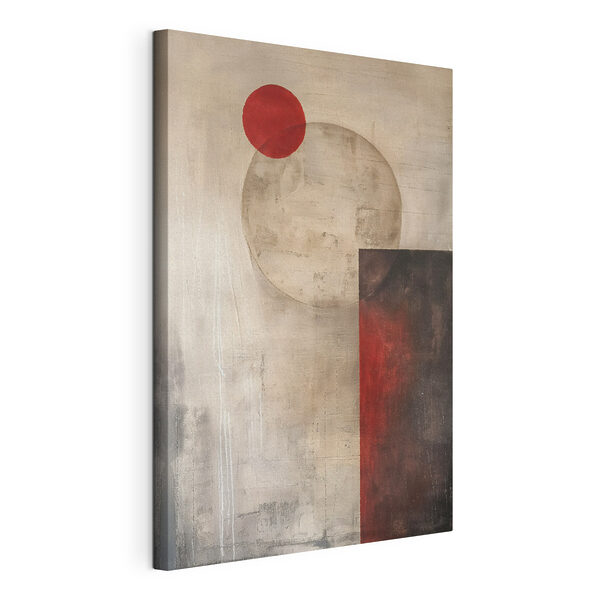 Cirkels en vierkanten schilderen Canvas Schilderijen Cirkels en vierkanten schilderen