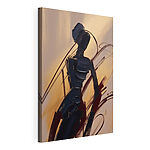 Canvas Schilderijen Schilderij van een vrouw