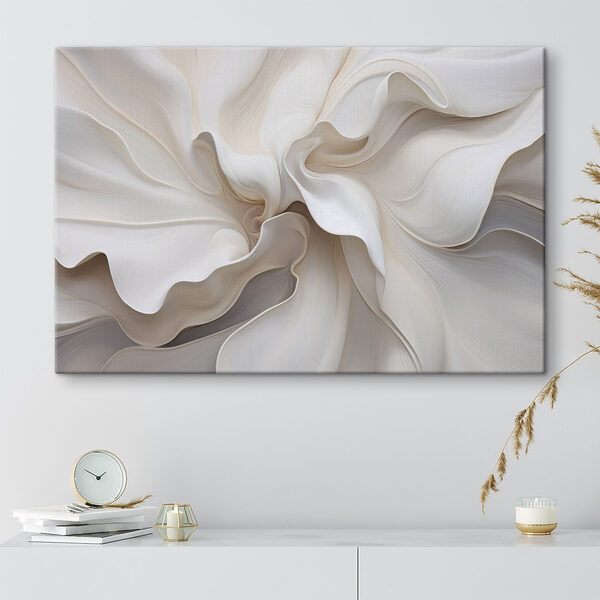 Canvas Schilderijen Zachte rondingen in zachte tinten