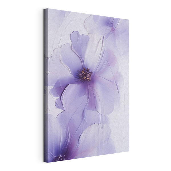 Verfijnde bloemen in zachte tinten Canvas Schilderijen Verfijnde bloemen in zachte tinten