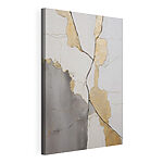 Canvas Schilderijen Scheur in een muur
