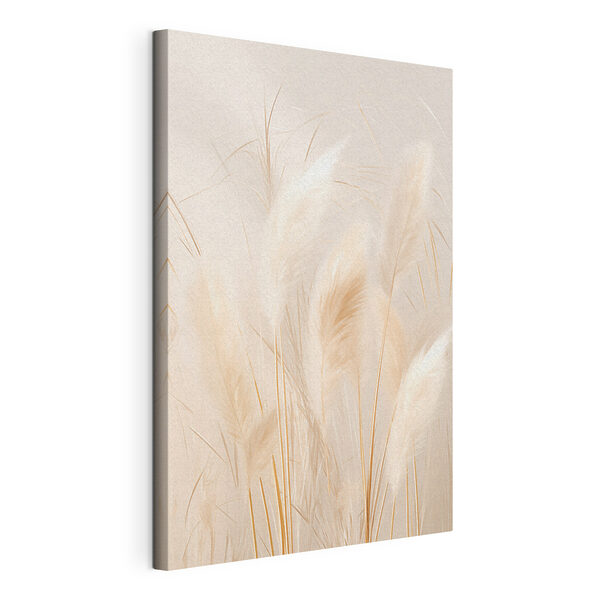 Canvas Schilderijen Groep witte en bruine veren