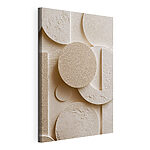 Canvas Schilderijen Groep witte cirkels