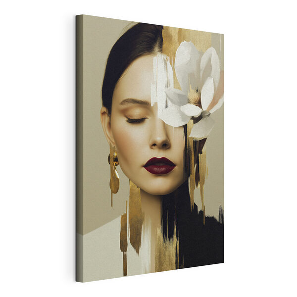 Canvas Schilderijen Etherische schoonheid en artistieke expressie