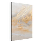 Canvas Schilderijen Vloeiend, abstract ontwerp in zachte tinten