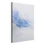 Canvas Schilderijen Rustgevende tinten blauw en wit