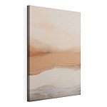 Canvas Schilderijen Wit en bruin zand