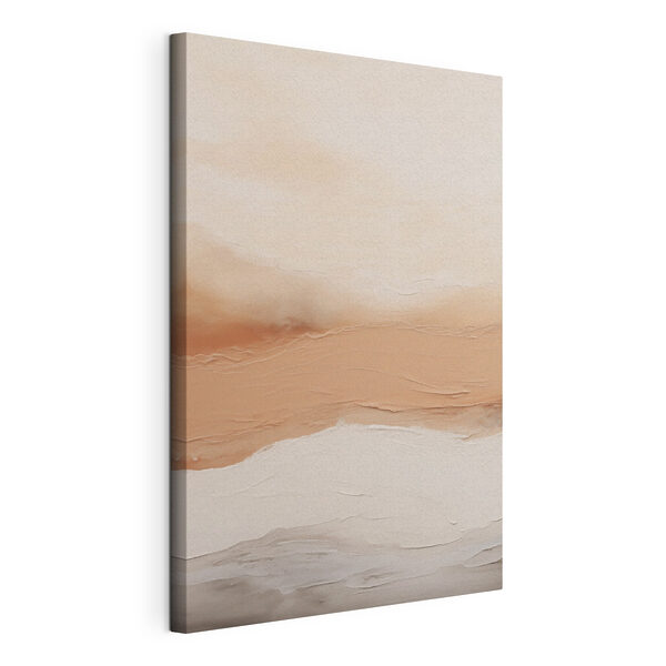 Wit en bruin zand Canvas Schilderijen Wit en bruin zand