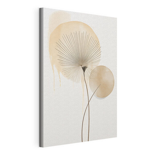 Verfijnde vormen in zachte tinten Canvas Schilderijen Verfijnde vormen in zachte tinten