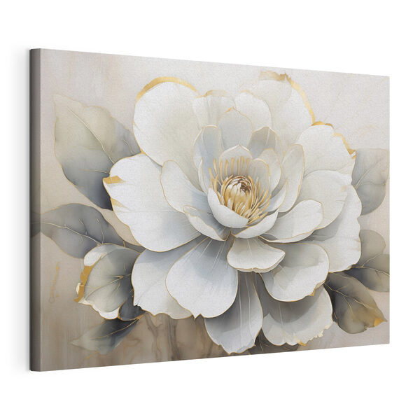 Tijdloze elegantie in bloemrijke schoonheid Canvas Schilderijen Tijdloze elegantie in bloemrijke schoonheid