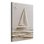 Canvas Schilderijen Zeilboot in het water