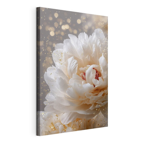 Verfijnde bloemen in zachte tinten Canvas Schilderijen Verfijnde bloemen in zachte tinten