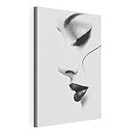Canvas Schilderijen Elegant profiel met opvallende kenmerken
