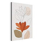 Canvas Schilderijen Tekening van een bloem