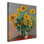 Canvas Schilderijen Canvas prints Painting of sunflowers in a vase